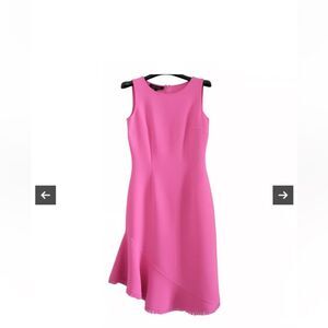 Escada Dress Pink Wool Size Small